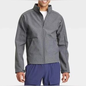 Men's Softshell Fleece Gray Jacket